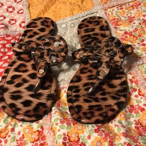 Leopard sandals *read description*